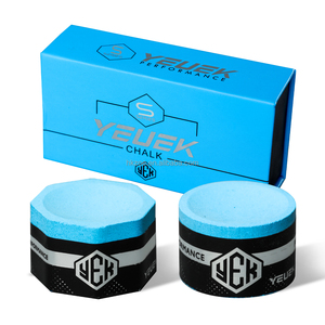 YEUEK Ultra-Premium Nano Pool Cue Chalk Set, 2-Pack – Luxury Billiard Chalk with Precision Grip, Superior Clean Performance - Product Image 1