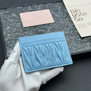 Portafoglio di Lusso Firmato di Alta Qualità <span class=keywords><strong>in</strong></span> Vera <span class=keywords><strong>Pelle</strong></span> <span class=keywords><strong>da</strong></span> <span class=keywords><strong>Donna</strong></span> Portacarte all'Ingrosso - Product Image 1