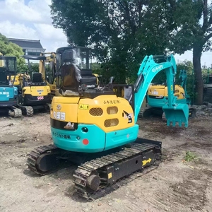 Kubota marca 2T Mini Open cabin Construcción Excavadora sobre orugas U20 Usado con motor ISUZU Venta - Product Image 3