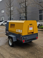 Compresseur diesel pour machines minières 185cfm 190 Cfm 8bar, petit compresseur à vis rotatif pour forage de roche