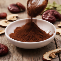 Poudre d'extrait de champignon Reishi biologique, extraite par solvant, double polysaccharide, bêta-glucane, triterpène Reishi, en fût