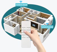 Télécommande sans fil RF Dooya 433 MHz, encodage universel pour l'automatisation de la maison intelligente, moteur de rideau métallique pour rideaux électriques
