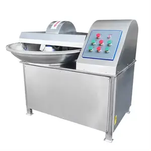 High Quality vegetable bowl cutter chopper high speed vacuum small sausage meat bowl cutter and mixer 100kg machine 20l