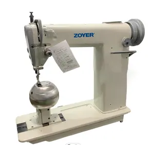 ZY810W ZOYER hot sale high head car belt drive single needle post bed wig toy hair sewing machine