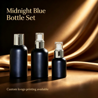 Bouteilles à pompe cosmétiques rechargeables givrées de 40/100/120 ml et 50 g pour lotions, sérums, inserts pulvérisateurs, toners, pots en verre