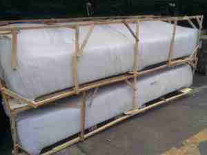 Conjunto de Muebles de Jardín con Brasero, Sofá de Exterior, Muebles de Patio de Aluminio Blanco - Product Image 3
