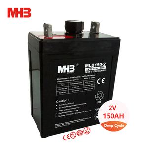 MHB MLD150-2 AGM VRLA 2 V chì axit tràn ngập khô chu kỳ sâu pin 2 <span class=keywords><strong>Volt</strong></span> 150AH - Product Image 1