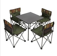 Ensemble de table et chaise de pique-nique, mobilier de camping ultraléger et pliable, en aluminium, offre spéciale