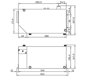 Được xây dựng để cuối cùng thủy lực điện gói 12V 0.8kw bơm thủy lực với thủy lực đơn vị năng lượng được thực hiện tại Hàn Quốc cho xuất khẩu - Product Image 5