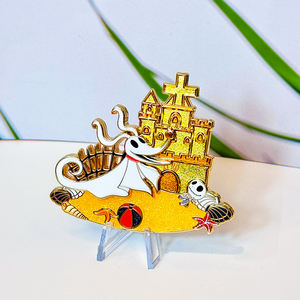 Épingles à revers en métal plaqué or fantaisie avec logo personnalisé, vente en gros sans minimum, épingles en émail dur princesse - Product Image 4