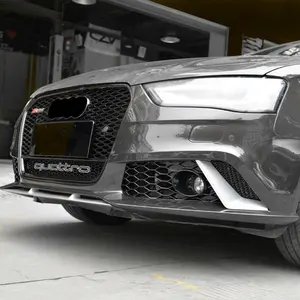Chất Lượng Cao Phong Cách Thiết Kế Mới PP Chất Liệu Front Bumper Với Grill Cho Audi A4 B85 RS4 Body Kit 2013-2016