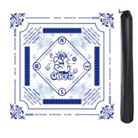 Tapis de table de mahjong en caoutchouc naturel de style américain, absorbant, à séchage rapide, antidérapant, silencieux, vente en gros, personnalisation, directement de l'usine