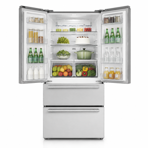 Réfrigérateur à porte française de grande capacité 525L 558L 740L, sans givre, à commande électronique, intelligent, pour la maison, l'hôtel, flexible - Product Image 2