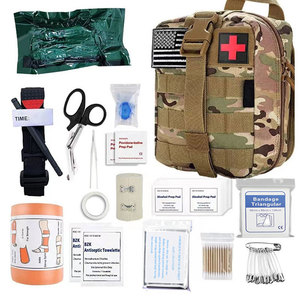<span class=keywords><strong>Kit</strong></span> pertolongan pertama bertahan hidup dengan turniket perban Israel, belat, IFAK tempur taktis untuk perawatan luka, pukulan keluar, pengendalian pendarahan - Product Image 5