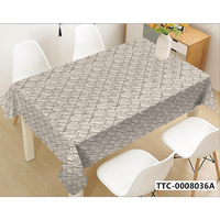 Nappe en PVC à texture tissée imitation, écologique, personnalisable, durable, imperméable, facile à nettoyer, couverture décorative pour salle à manger
