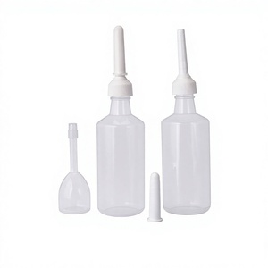 Botella para Enema con Base de Acero Inoxidable, Punta Aplicadora y Tapa de Rosca para Cuidado Personal, PP de Grado Médico - Product Image 1