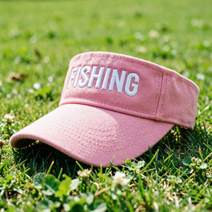 Visera de Pesca con Logotipo Bordado Personalizado, Visera Curva, Parte Superior Vacía, Ajustable para Exteriores - Product Image 6