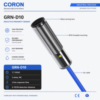 CORON GRN-D10 untuk Sensor Optik Ukuran Tertentu, Reflektif Difus, Fotoelektrik, Anti Ledakan, 7.7-9VDC, 2 Kabel, NC, Jarak Deteksi