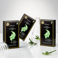 JMSOLUTION BE NATURE ALOE MASQUE APAISANT Masque en feuille hydratant coréen pour le visage Soulagement de la peau sensible Essence rafraîchissante Formule végétalienne