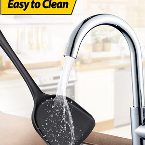 ตะหลิวซิลิโคนเกรดอาหารในครัวทนความร้อนไม้พายและตะหลิวแข็งสำหรับทำอาหาร10ชิ้นสั่งขั้นต่ำ - Product Image 6