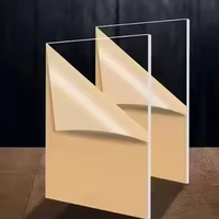 Plaque acrylique PMMA transparente épaisse et brillante, panneau transparent pour boîte de présentation et décoration intérieure