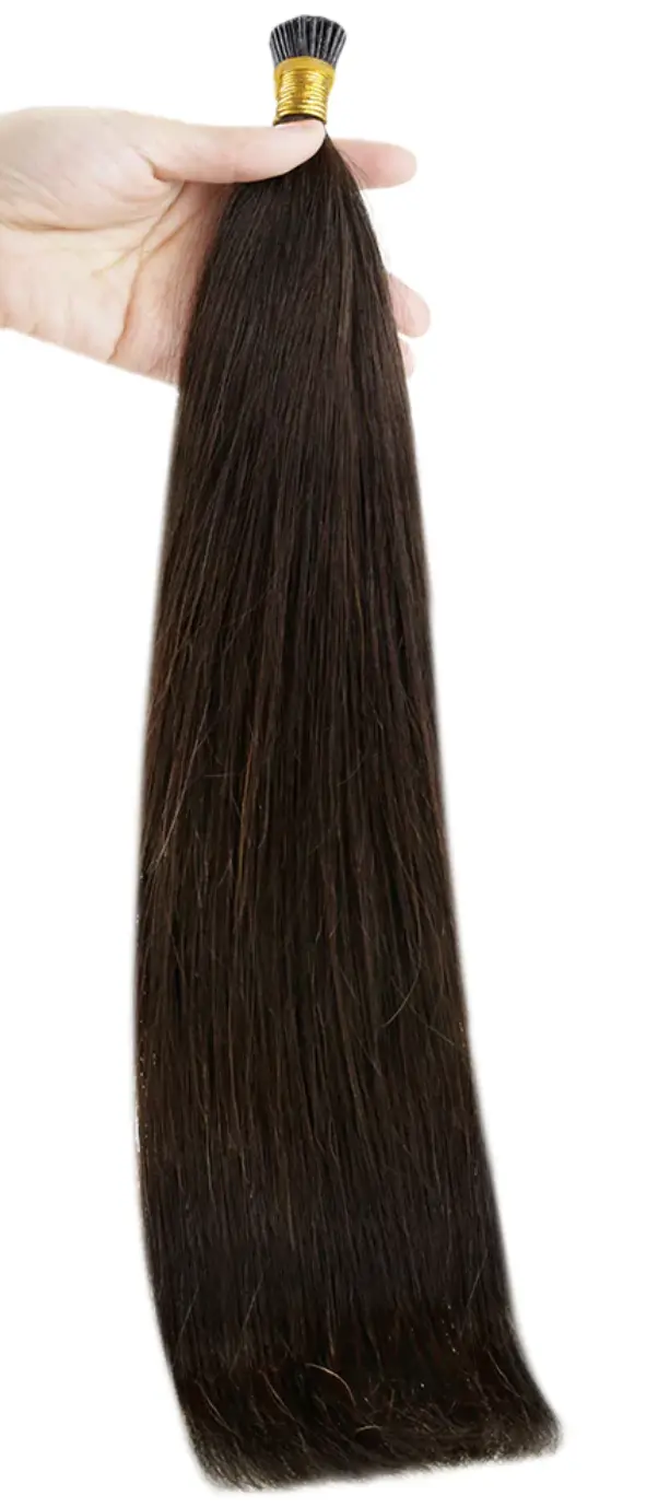 La fabbrica direttamente punta piatta estensione dei capelli i punta extension dei capelli di punta i capelli extension per le donne