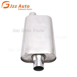 <span class=keywords><strong>Silencieux</strong></span> universels JZZ à chambre, tonalité agressive, diamètre 76 <span class=keywords><strong>mm</strong></span>, entrée latérale, sortie centrale, corps ovale 220x100 <span class=keywords><strong>mm</strong></span>, <span class=keywords><strong>silencieux</strong></span> arrière d'échappement - Product Image 5