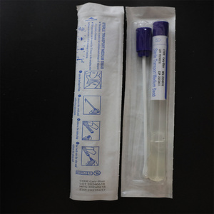 Écouvillon d'échantillonnage bactérien stérile <span class=keywords><strong>de</strong></span> surface en nylon polymère PP Tests <span class=keywords><strong>de</strong></span> <span class=keywords><strong>microbiologie</strong></span>-Absorbant Amies Transport Milieu <span class=keywords><strong>de</strong></span> culture - Product Image 1