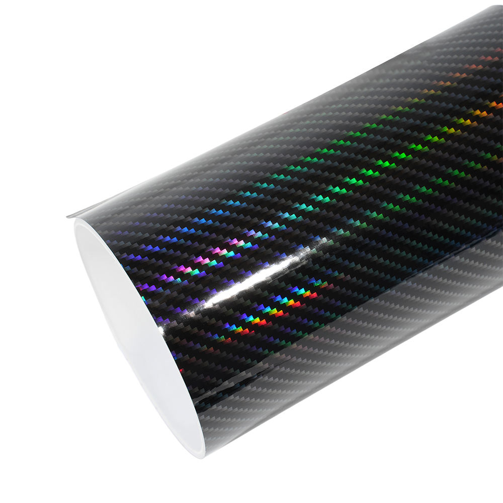 PET Laser Carbon Fiber Black