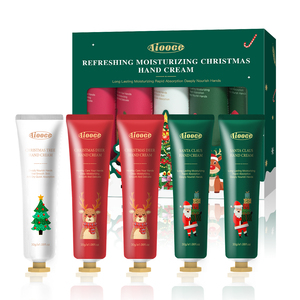 Set di Crema per le Mani Aiooce Regalo di Natale 5/Confezione Sbiancante Nutriente Controllo Oleosità Idratante Rinfrescante Formato da Viaggio Durevole - Product Image 4