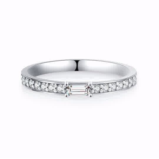 14K White Gold