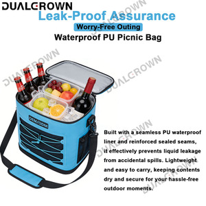 Заводская цена, новинка <span class=keywords><strong>2026</strong></span> года: водонепроницаемая термосумка-холодильник из ТПУ для пикника и кемпинга, мягкая изолированная сумка для обедов, 26 литров, с возможностью индивидуализации - Product Image 4