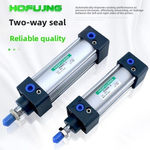 Cilindro Neumático de Aluminio Estándar Serie SC Hofujng, Doble Acción, Diámetro de 32 mm/50 mm/63 mm, Equipo de Automatización, Control de Aire - Product Image 2