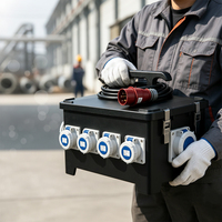 CHENF IP67 Étanche 32A 3 Phases 220V/380V Système de Distribution d'Énergie CA Disjoncteurs Portables Certifiés CE SAA Europe Australie