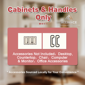 Gabinetes Modernos para Oficina en Casa Estilo Shaker |   Librería Blanca Personalizada y al por Mayor |   Gabinete de Estudio de Madera CARB-2 Resistente - Product Image 6