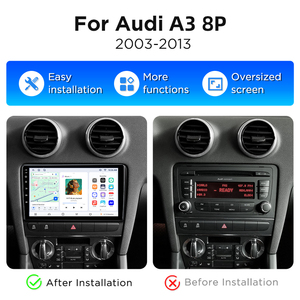 Junsun Autoradio Gps Navigation Touch Car Dvd Player Multimedia Display Carplay Android Auto Radio for Audi A3 8P 2003-2013 - Product Image 2