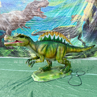 Statue de dinosaure géante télécommandée LONGTU, modèle animatronique de dinosaure spinosaure grandeur nature pour parc à thème, capteur infrarouge