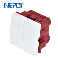 NEPCI Soket Sakelar Dinding 250V/10A 45*45Mm