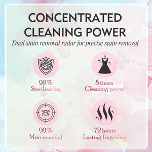 Sakura 3-en-1 Dosettes de lessive jetables Produits de nettoyage pour vêtements de bébé Perles de lavage OEM pour détergent pour vêtements - Product Image 3