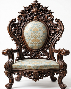 Canapé de salon royal avec structure en bois massif et sièges rembourrés luxueux pour les grands espaces intérieurs de maisons - Product Image 1