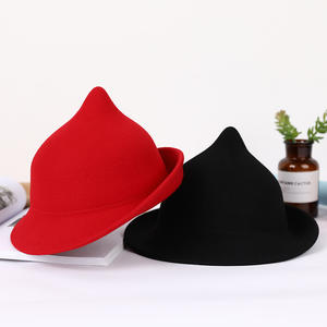 Chapeau en feutre de laine pointu de sorcière de l'Académie de Beaux-Bâtons, style Fleur <span class=keywords><strong>Delacour</strong></span>, pour enfants et adultes, idéal pour le cosplay et la magie. - Product Image 4