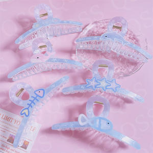 Dream Ocean High-End Plastic Shark Clip Horquilla de calidad de verano para niñas Sweet Back Accesorios para el cabello - Product Image 1