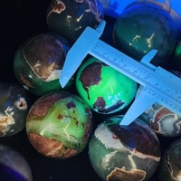 Prix de gros pierre de guérison boules de cristal polies sphère d'agate de football pour la décoration Fengshui
