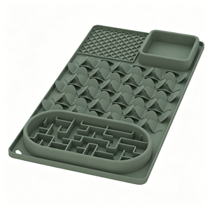 Gamelle anti-glouton personnalisée pour grand chien, tapis de léchage et de renifle en silicone avec ventouses, distributeur interactif de nourriture pour ralentir la consommation - Product Image 5