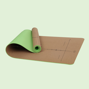 SANFAN Cork <span class=keywords><strong>Yoga</strong></span> Mat Línea postural personalizable Eco Friendly Cork TPE <span class=keywords><strong>Yoga</strong></span> Mats - Product Image 5