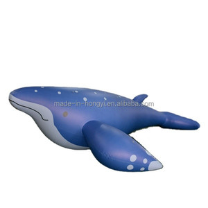 Khuyến mãi ngoài trời <span class=keywords><strong>Inflatable</strong></span> khổng lồ màu xanh cá voi HongYi <span class=keywords><strong>Inflatable</strong></span> động vật biển phim hoạt hình cá mập mô hình cho doanh số bán hàng - Product Image 1