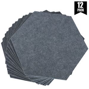 แผ่นอะคูสติกแผ่นอะคูสติกทรงหกเหลี่ยมแผ่น3D ผนังกันเสียงทำจากโฟมโพลีเอสเตอร์สำหรับใช้ในโรงภาพยนตร์ - Product Image 2