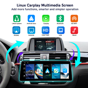 12.3" 2K QLED Ultra-thin Screen Linux System Wireless CarPlay Android Auto USB Dashboard Mount Car <strong>Audio</strong> Player BMW F06 F01 F02 - Product Image 3