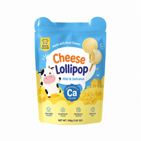 Sachet Doypack Imprimé Coloré de Forme Spéciale, Pochette en Plastique Anti-Humidité pour Snacks et Sucettes pour Enfants, Impression Personnalisée Disponible
