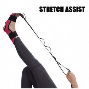 สายยืดโยคะหลากสีสำหรับออกกำลังกายที่บ้าน ช่วยผ่อนคลายกล้ามเนื้อ บริหารหลัง สวยงาม ทนทาน พกพาสะดวก ขายดี - Product Image 2